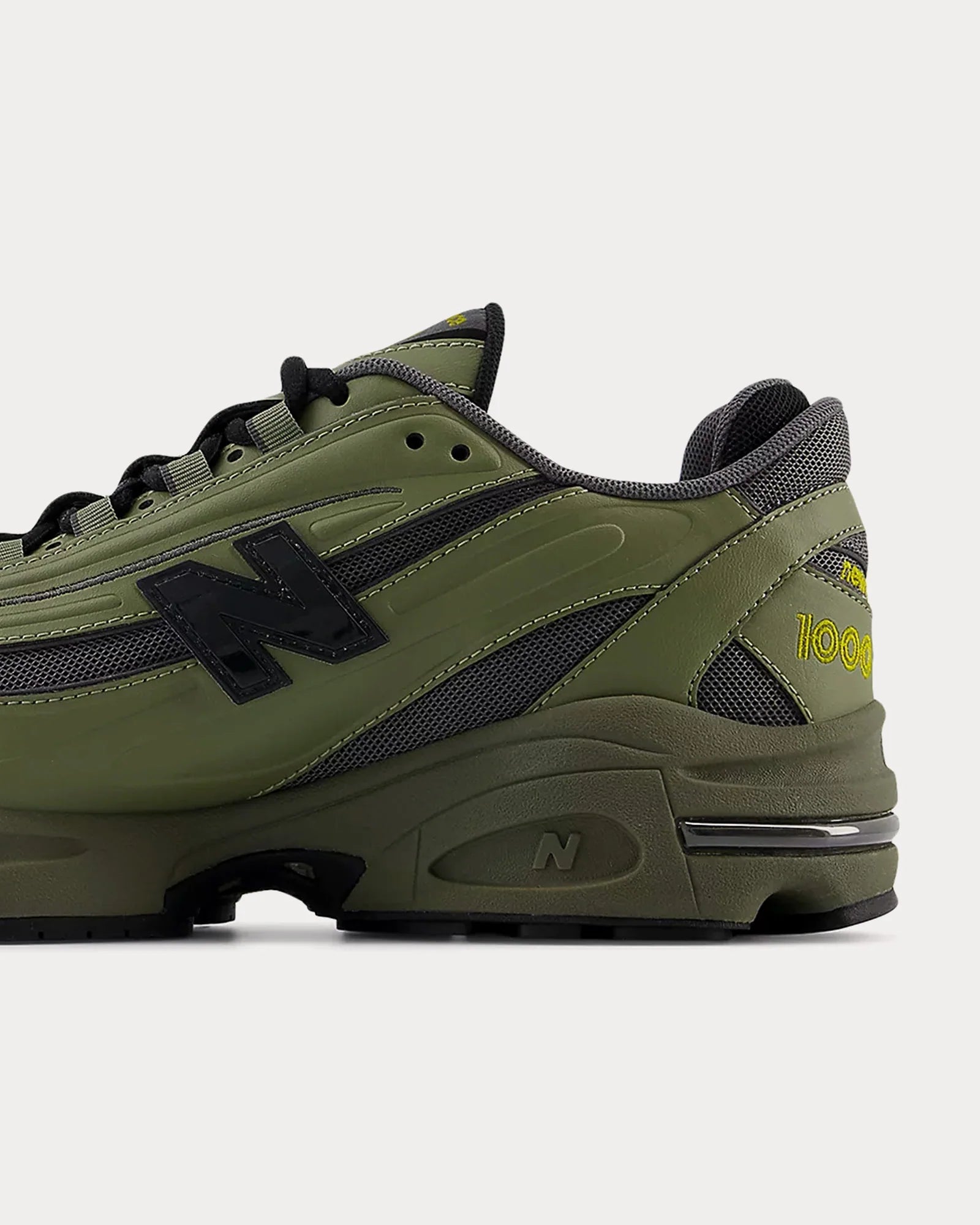 New Balance 1000 Dark Olivine  Magnet Sneakers Khaki  New Balance
