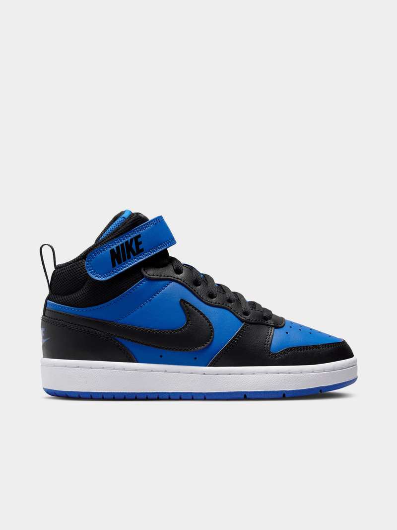 Nike Junior Grade School Court Borough Blue Black Sneakers