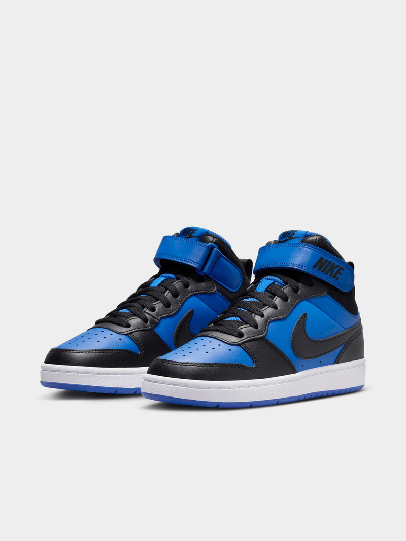 Nike Junior Grade School Court Borough Blue Black Sneakers
