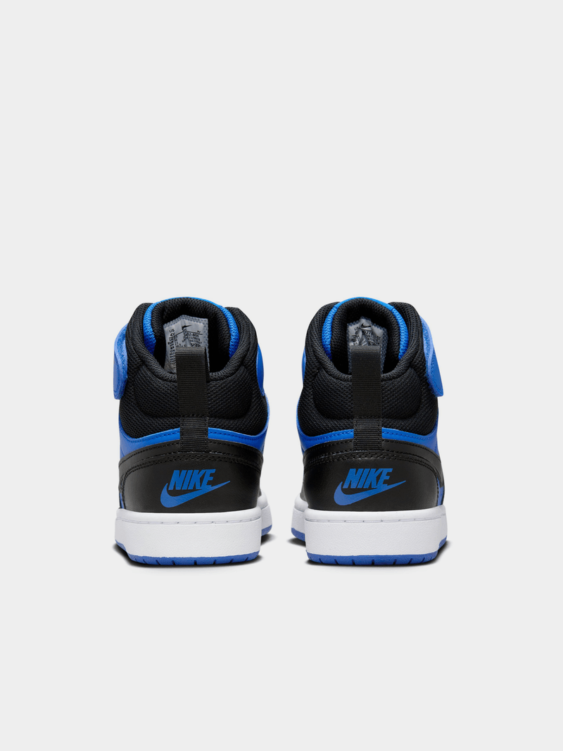 Nike Junior Grade School Court Borough Blue Black Sneakers