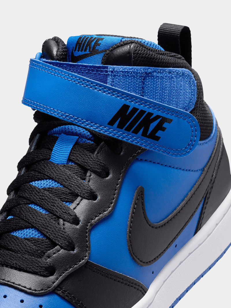 Nike Junior Grade School Court Borough Blue Black Sneakers