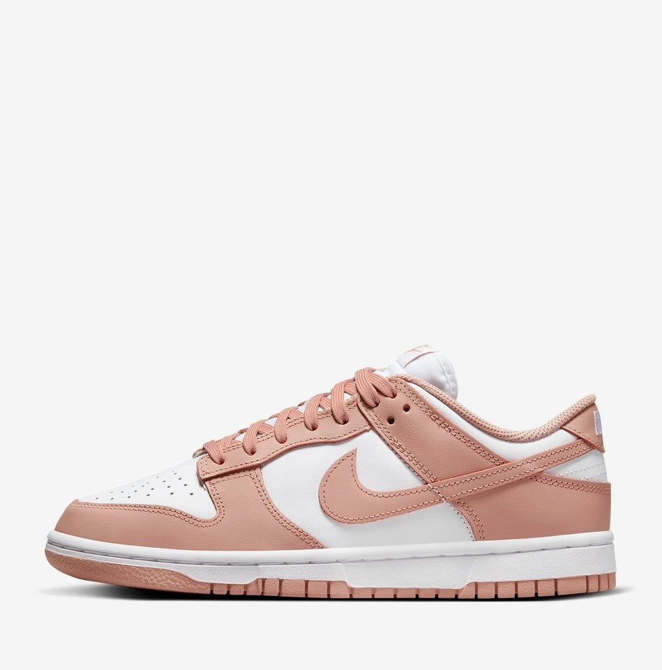 Nike Women's Dunk Low Sneakers Shoes White/Rose Whisper