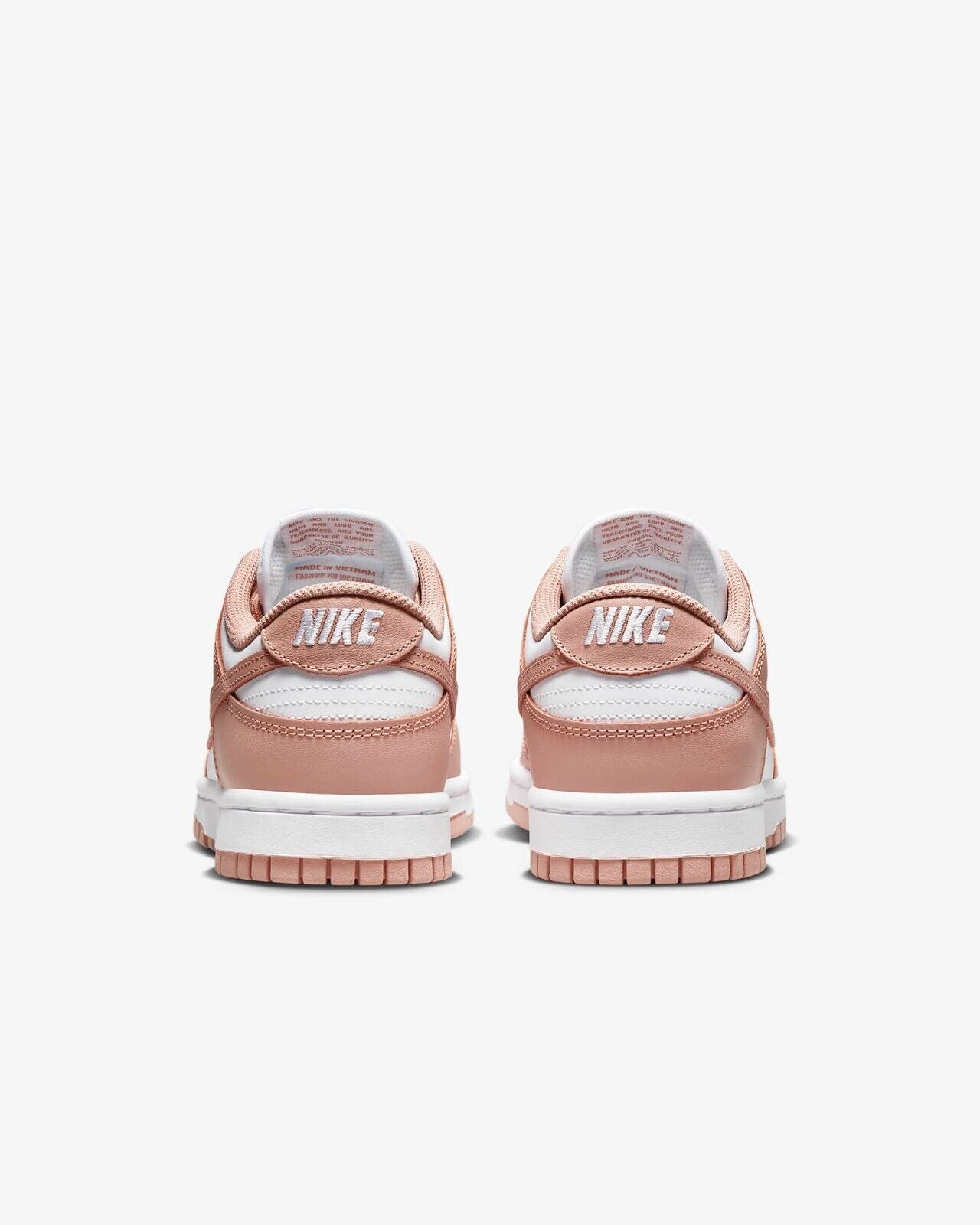 Nike Women's Dunk Low Sneakers Shoes White/Rose Whisper